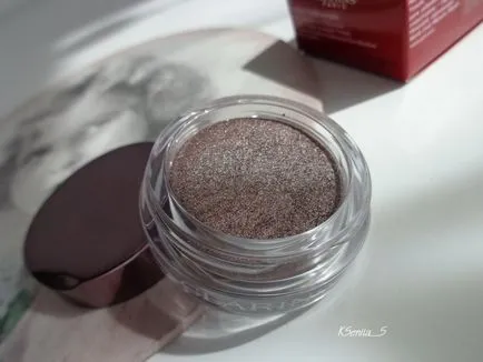 Introducere a avut loc! Clarins Ombre iridescente crema-to-pulbere fard de ochi de lungă durată # 07 argint