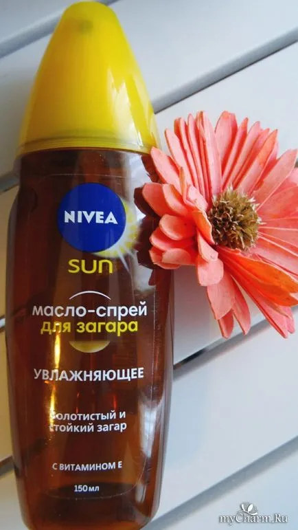 Golden тен на кожата си с NIVEA - NIVEA слънце масло спрей тен