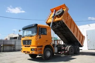 Правильно піднімаємо кузов самоскида shacman