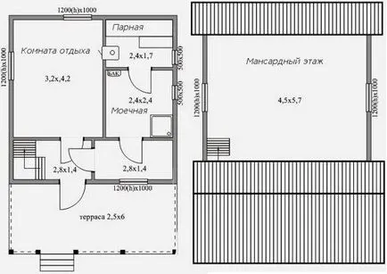 Baie cu un pod - planificarea și construirea propriilor lor mâini