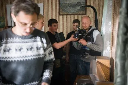 În culise de fotografiere video de grup Leningrad - de vânzare, sau Galygin ar arata ca in 50, fotograf