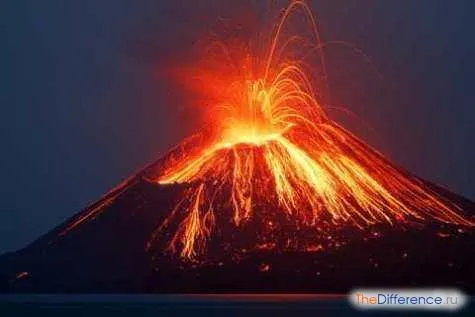Ceea ce este diferit de lava magmă