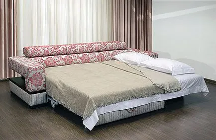 Proiectarea un dormitor cu o canapea extensibilă în loc