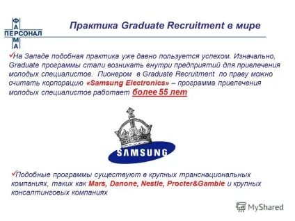 Презентація на тему graduate recruitment (Додаткові методи залучення) Презентація на тему graduate recruitment