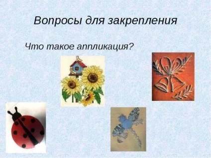 Презентація по темі що таке аплікація (презентація на тему) Презентація по темі що таке аплікація