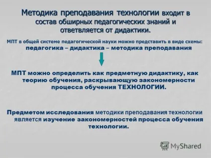 Презентація на тему методика викладання технології предмет і завдання методики викладання (методики) Презентація на тему методика викладання технології предмет і завдання методики викладання