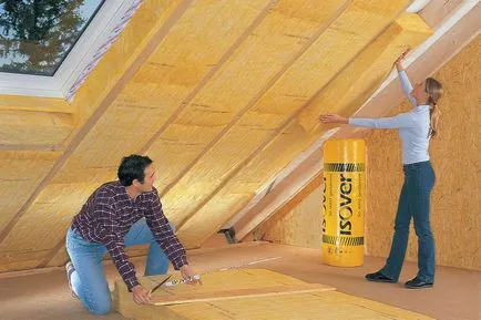 House, padlás, tető - átalakítás a tetőtérben a nappali