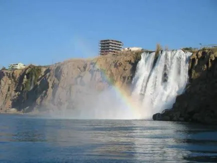 Duden водопади Анталия описание, история и любопитни факти, снимки