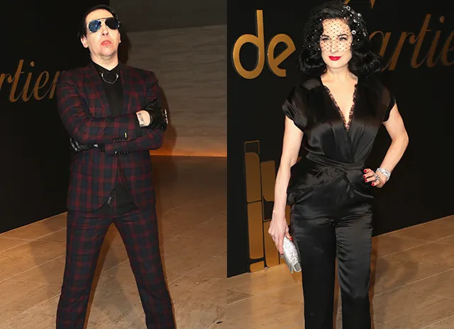 Fosta sotie a Marilyn Manson si Dita Von Teese sa întâlnit la o petrecere din Los Angeles, Buna ziua! Rusia