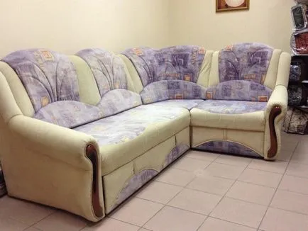 mobilier tapițat Evrochehly, materiale de fabricație și reguli de îngrijire