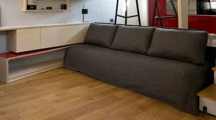 Dormitor living interior de 18 de metri pătrați de zonare, mobilier si culoare (35 poze)