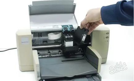 Как да получите касета от принтера