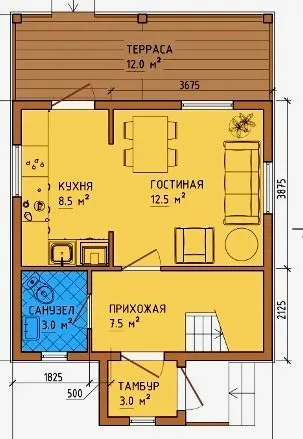 Проект і планування садового будиночка - готові плани і креслення маленьких будинків (маленьких) Проект і планування садового будиночка - готові плани і креслення маленьких будинків