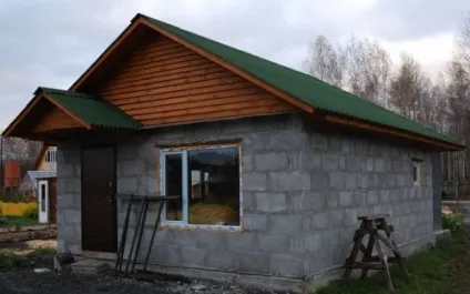 Проект садового будиночка з піноблоків (можна) Проект садового будиночка з піноблоків
