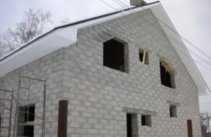 Проект садового будиночка з піноблоків (цього) Проект садового будиночка з піноблоків