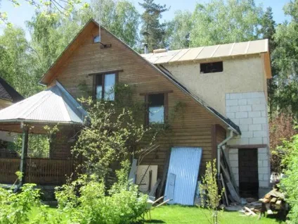 Прибудова до будинку, з піноблоків або газобетонних блоків (прибудова) Прибудова до будинку, з піноблоків або газобетонних блоків