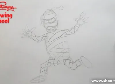 Cum de a desena o mumie - lectii de desen - utile cu privire la artsphera