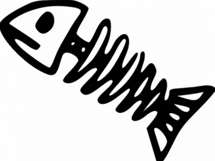 Hogyan kell felhívni a ceruzát csontváz hal szakaszaiban