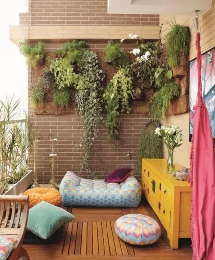 Hogyan kell bekapcsolni egy kis udvar, egy kényelmes hely a pihenésre