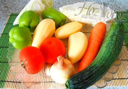 Főzni zöldség pörkölt, hozoboz - ismerjük mind az étel