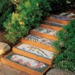 Hogyan készítsünk egy szép kerti utakat kő mozaik