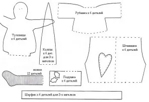 Cum să coase pitice din stofa, simțit, nailon, și tildă-piticul