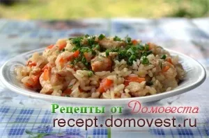Простий рецепт плову з куркою - рецепти від домовеста (легкого) Простий рецепт плову з куркою - рецепти від домовеста