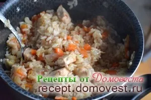 Простий рецепт плову з куркою - рецепти від домовеста (використовувати) Простий рецепт плову з куркою - рецепти від домовеста