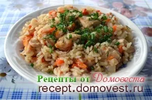 Простий рецепт плову з куркою - рецепти від домовеста (плову) Простий рецепт плову з куркою - рецепти від домовеста