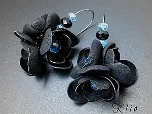 Просто, але ефектно сережки зі шкіри - ярмарок майстрів - ручна робота, handmade (фурнітура) Просто, але ефектно сережки зі шкіри - ярмарок майстрів - ручна робота, handmade