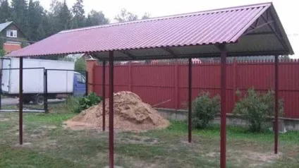 Простий навіс для машини своїми руками (руками) Простий навіс для машини своїми руками