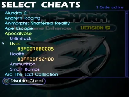 Ps) gameshark v5 (eng) - різний -if (гри для playstation) - ігри для playstation -endif - каталог (gameshark) Ps) gameshark v5 (eng) - різний -if (гри для playstation) - ігри для playstation -endif - каталог