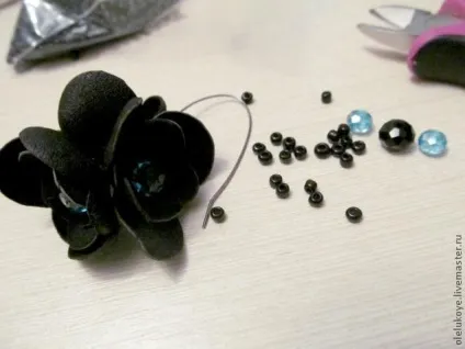 Просто, але ефектно сережки зі шкіри - ярмарок майстрів - ручна робота, handmade (квіти зі шкіри) Просто, але ефектно сережки зі шкіри - ярмарок майстрів - ручна робота, handmade