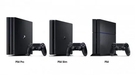 Ce să cumpere playstation 4, 4 playstation pro sau selecție subțire și compararea