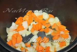 Картопля з грибами в мультиварці 1