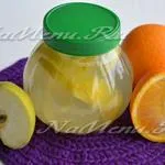 Sárgabarack befőtt, narancs és citrom télen