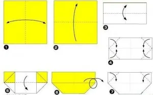 Barca a făcut din hârtie cu mâinile (modele de circuit) - Insula Bunei Speranțe