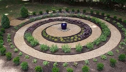 grădini de flori Creative spirală