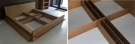 opțiuni de design de pat cutie de carton