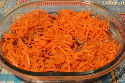 Piept de pui cu brânză și morcov coreeană - reteta cu fotografii
