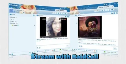 Raidcall - 100% безкоштовна програма для групового спілкування -повідомлення, груповий зв'язок і голосове