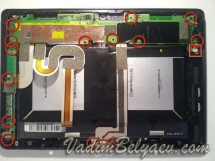 Розбираємо планшет asus tf700, блог вадима беляева
