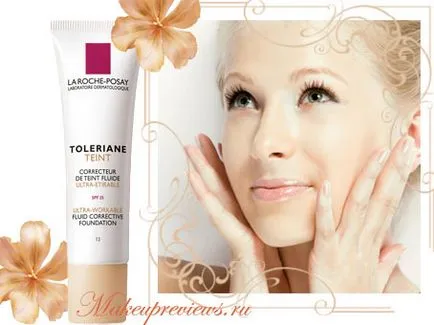 La Roche Posay toleriane ten fluid Teint pentru piele sensibila - despre cosmetice comentarii