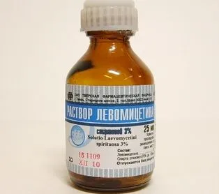 Хлорамфеникол акне - използване рецепти