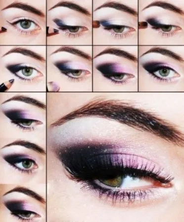 Smink kis szemét 20 fénykép-utasításokat make-up!