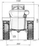 Mikrotraktor „méh” Model Építési