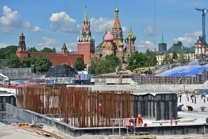 Moskvoretskaya Embankment în „taxa“ a parcului este reconstruit până la sfârșitul lunii septembrie 2017