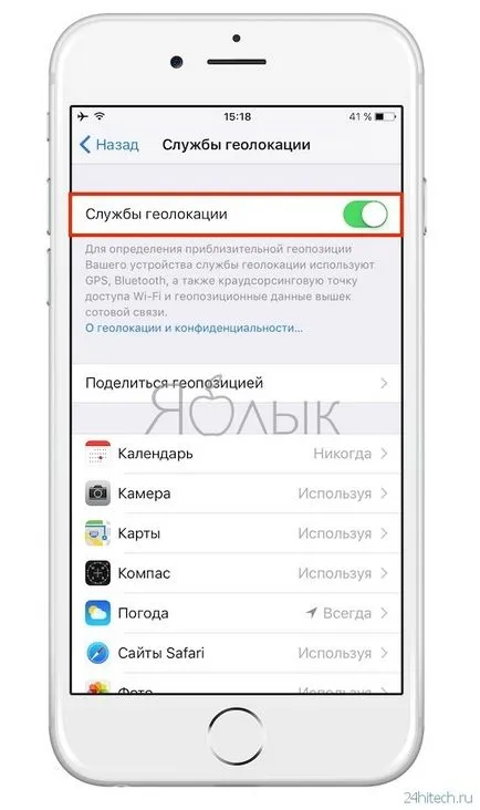 Gps не работи на iphone, как да се определи, тек агрегатор