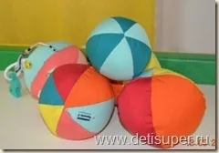 Розвиваючий м'ячик своїми руками