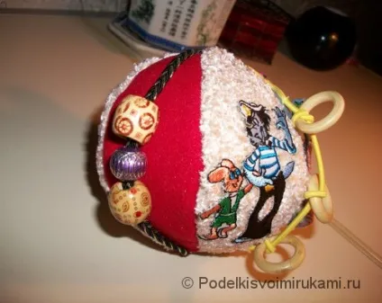 Розвиваючий м'яч своїми руками